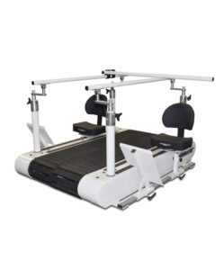 Split-Belt Motorized Treadmill - with seat attachments